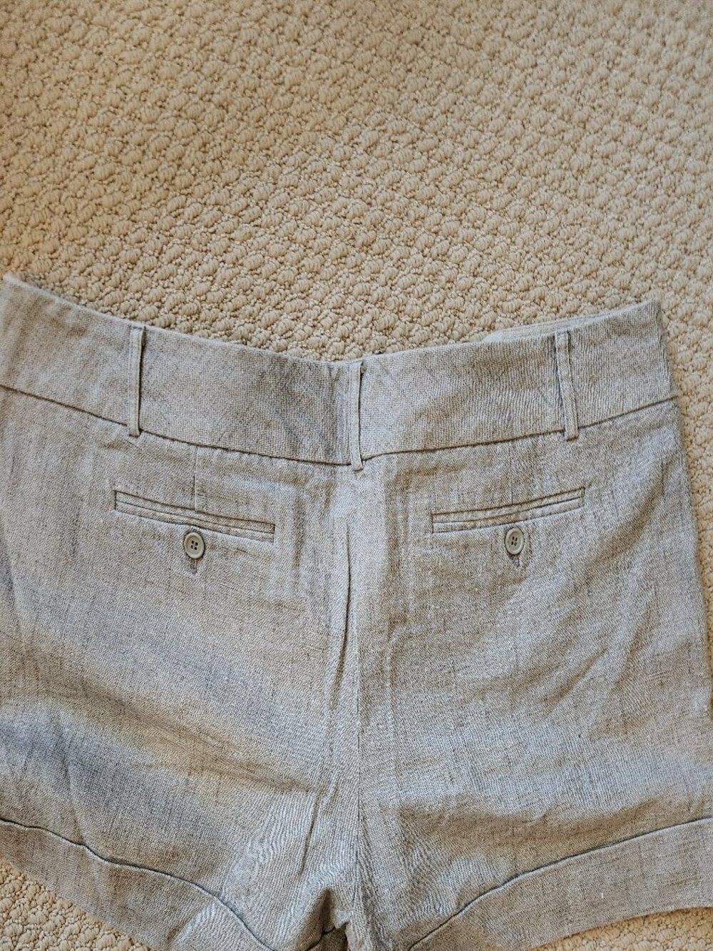 Women Dress Shorts Linen Blend plus size 18 - Picture 4 of 4